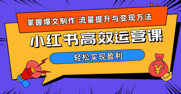 价值980小红书运营操作指南富创吧-网创项目资源站-副业项目-创业项目-搞钱项目富创吧