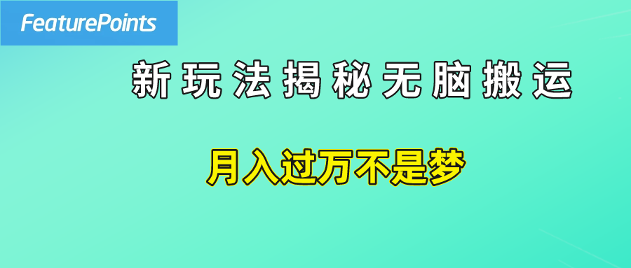 简单操作，每天50美元收入，搬运就是赚钱的秘诀！富创吧-网创项目资源站-副业项目-创业项目-搞钱项目富创吧